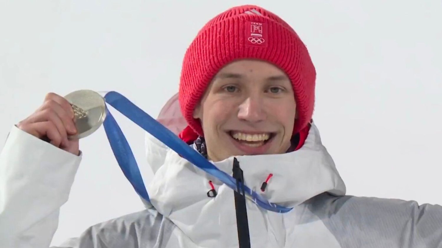 Kacper Tomasiak ze srebrnym medalem Kacper Tomasiak