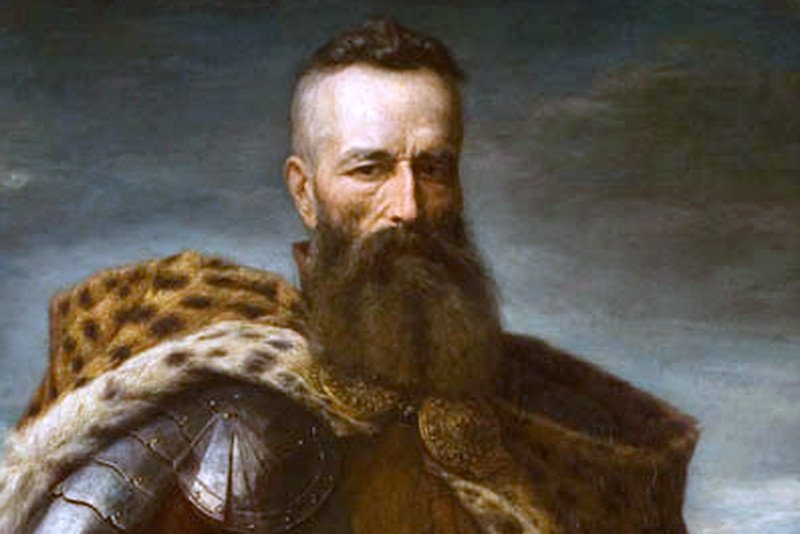 Portret Stefana Czarnieckiego pędzla Leona Kaplińskiego z 1863 roku.