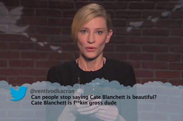 Wśród odczytujących nienawistne wpisy gwiazd nie zabrakło Cate Blanchett