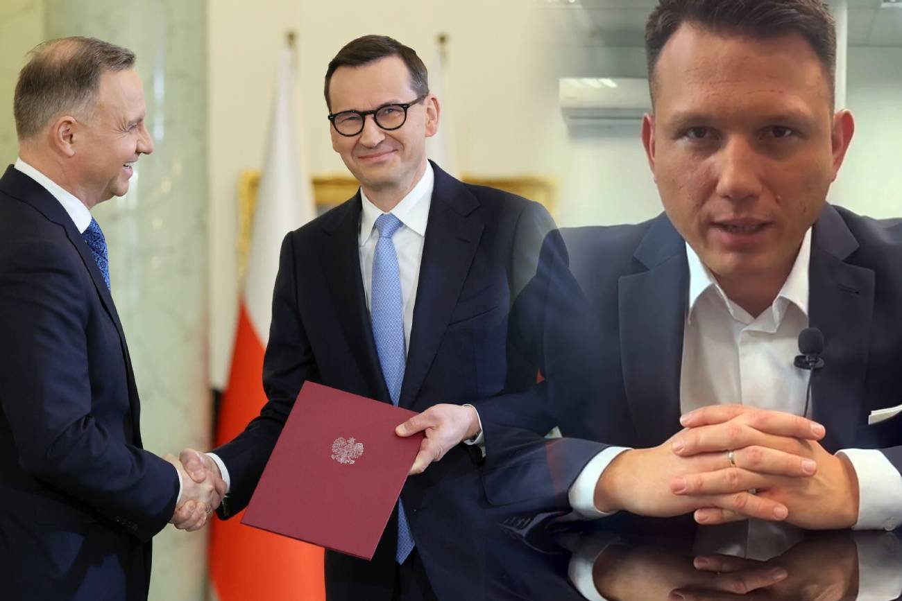 Sławomir Mentzen nagle wrócił na TikToka. Bezlitośnie zakpił z Mateusza Morawieckiego