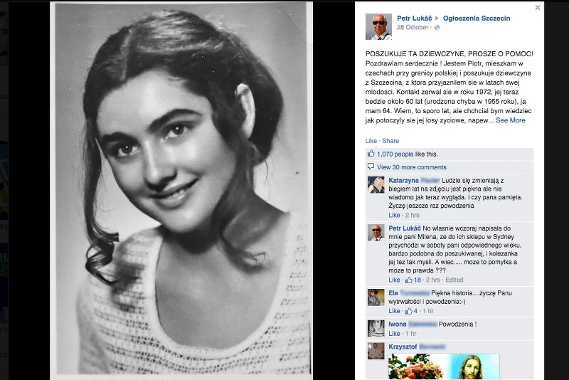 Czech szuka dziewczyny z Polski, której nie widział od 1972 roku. "Chciałbym wiedzieć, jak potoczyły się jej losy..."