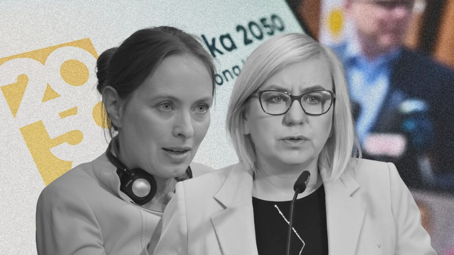 Wybory w Polsce 2050 unieważnione. Wielka wtopa i jeszcze to nagranie Petru Katarzyna Pełczyńska-Nałęcz i Paulina Hennig-Kloska na tle logo Polski 2050