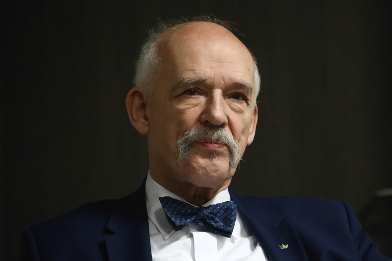 Janusz Korwin-Mikke wdał się w spór z Agnieszką Gozdyrą.