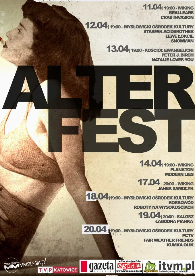 Plakat festiwalu AlterFest