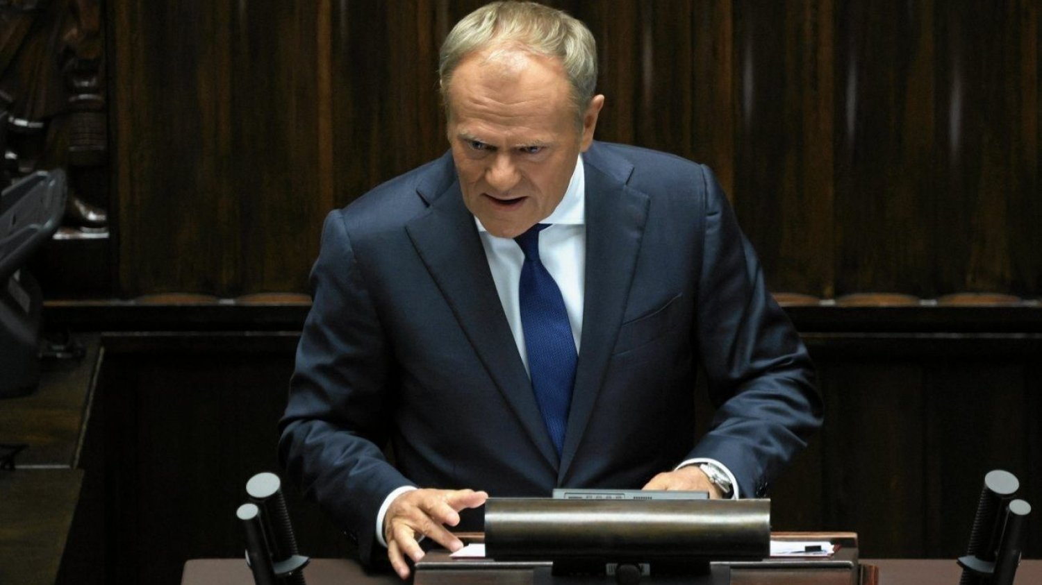 Tusk potwierdził to w Sejmie. Premier ujawnił, skąd nadleciała spora część dronów. Tusk o rosyjskich dronach. Ujawnił, skąd nadleciała spora część.
