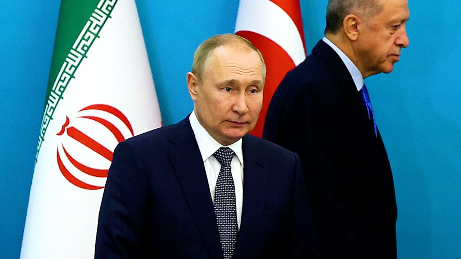 W mediach społecznościowych krąży fragment nagrania ze spotkania Putina z Erdoğanem