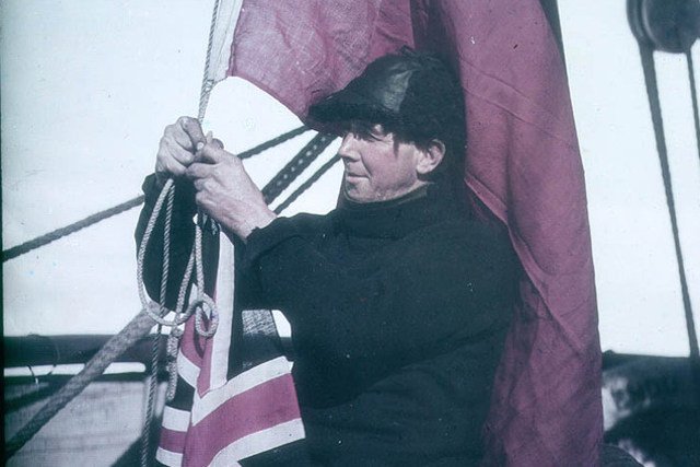 Jeden z uczestników wyprawy Shackletona