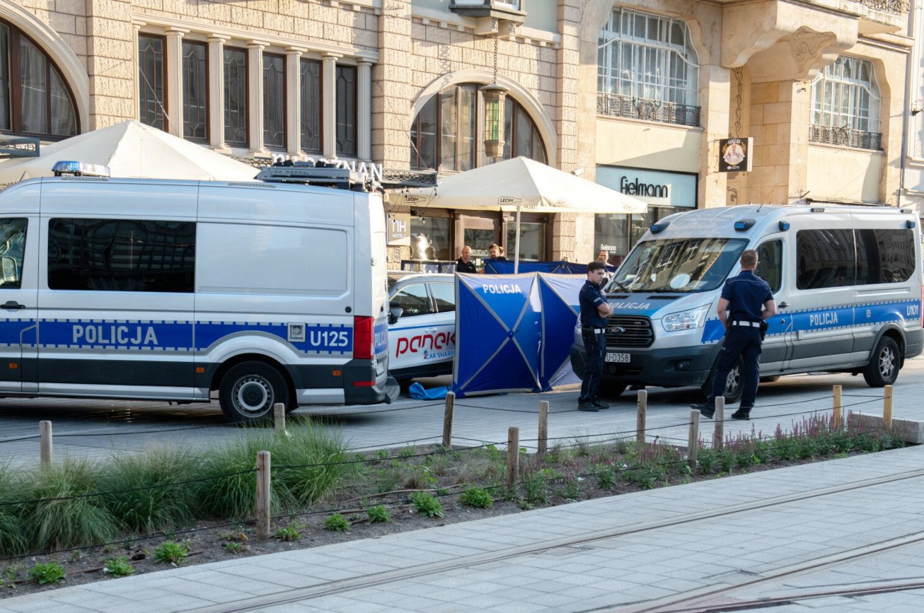 Dramatyczne wydarzenia w centrum Poznania. Podano prawdopodobny motyw strzelaniny