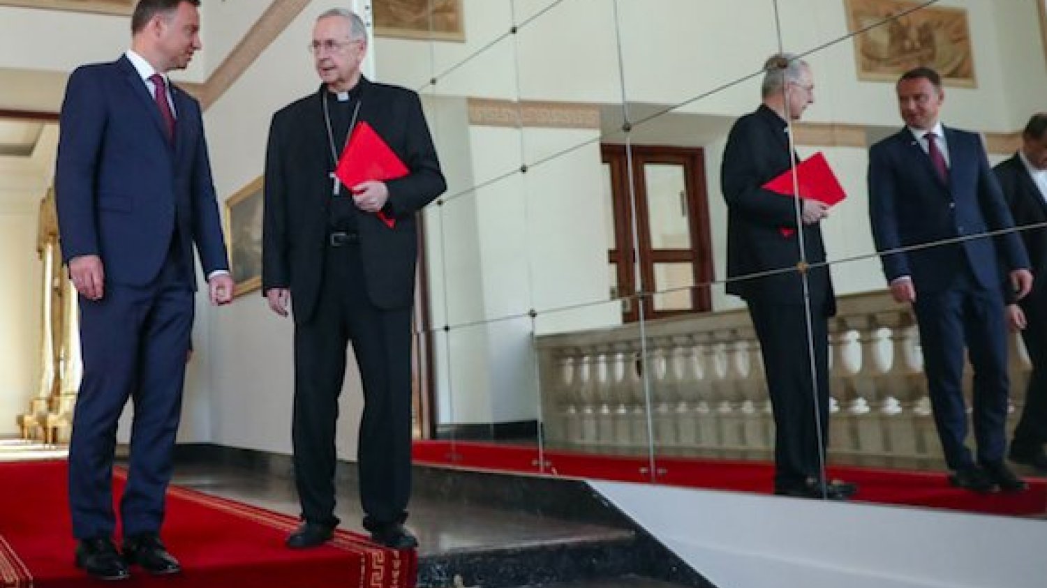 Przewodniczący Episkopatu Polski abp Stanisław Gądecki gościł ostatnio w Pałacu Prezydenckim