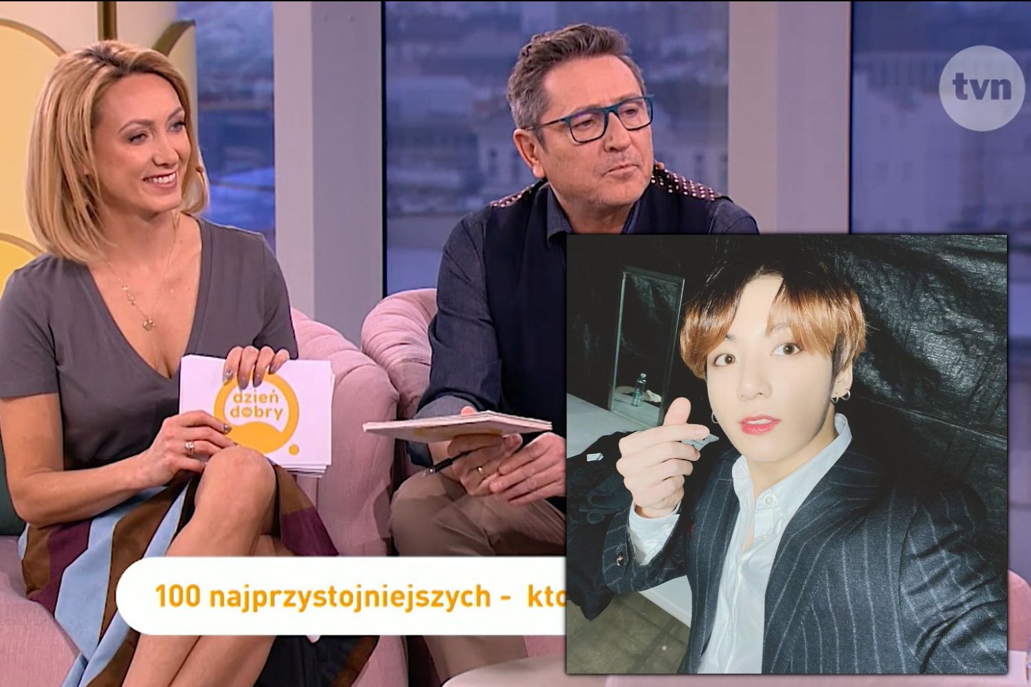 W programie "Dzień Dobry TVN" kpiono z wyglądu Jungkooka - muzyka południowokoreańskiego zespołu BTS