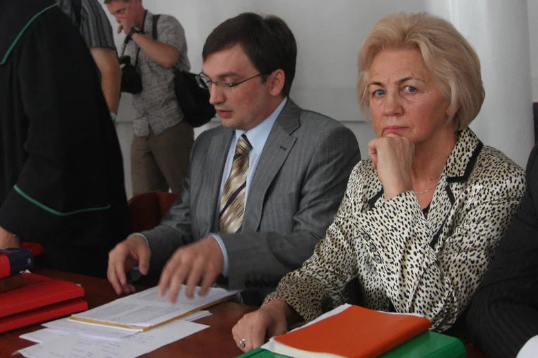 Minister Zbigniew Ziobro z matką Krystyną Kornicką-Ziobro