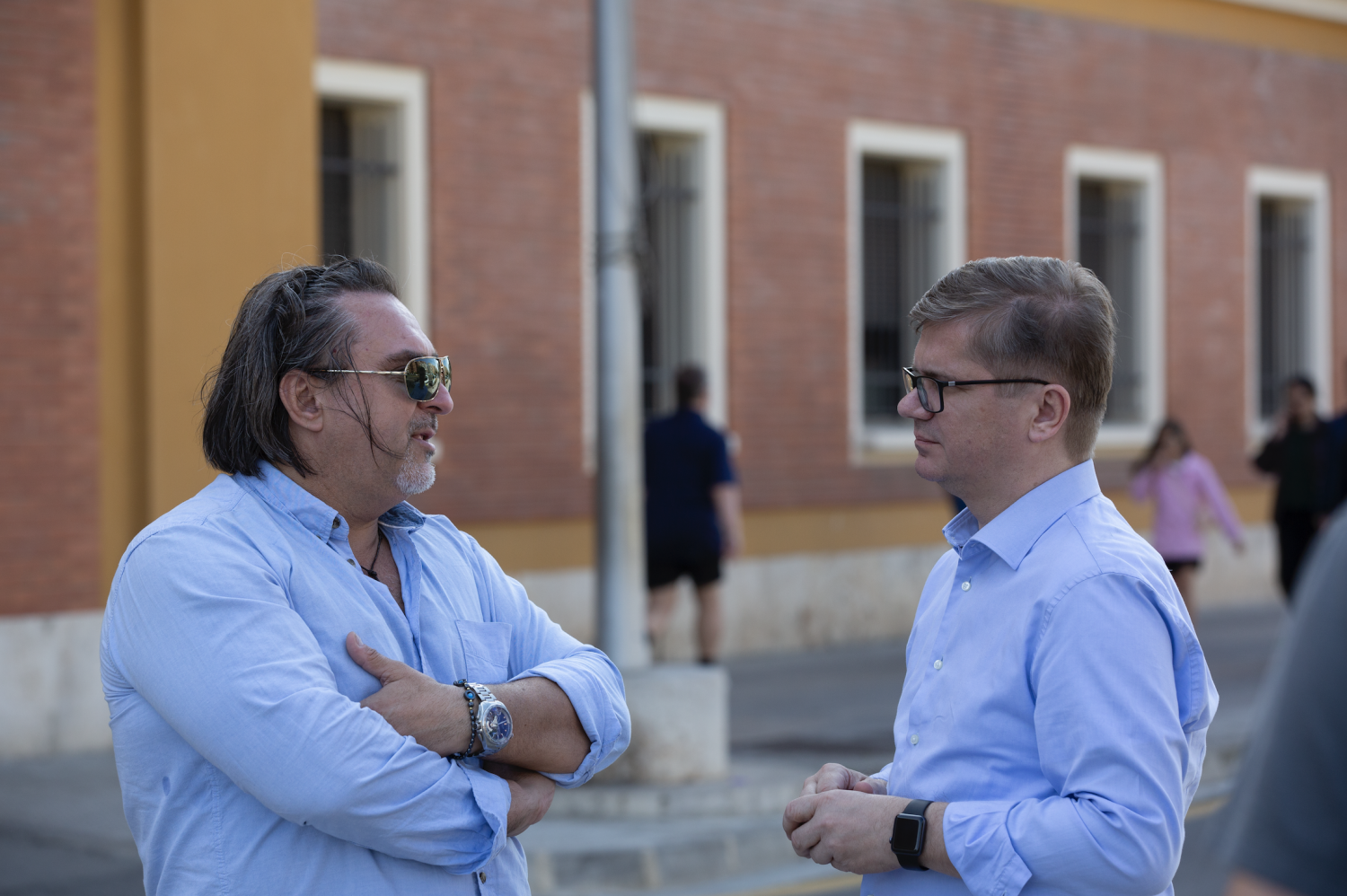 "Romeo" (z lewej) i Sylwester Latkowski