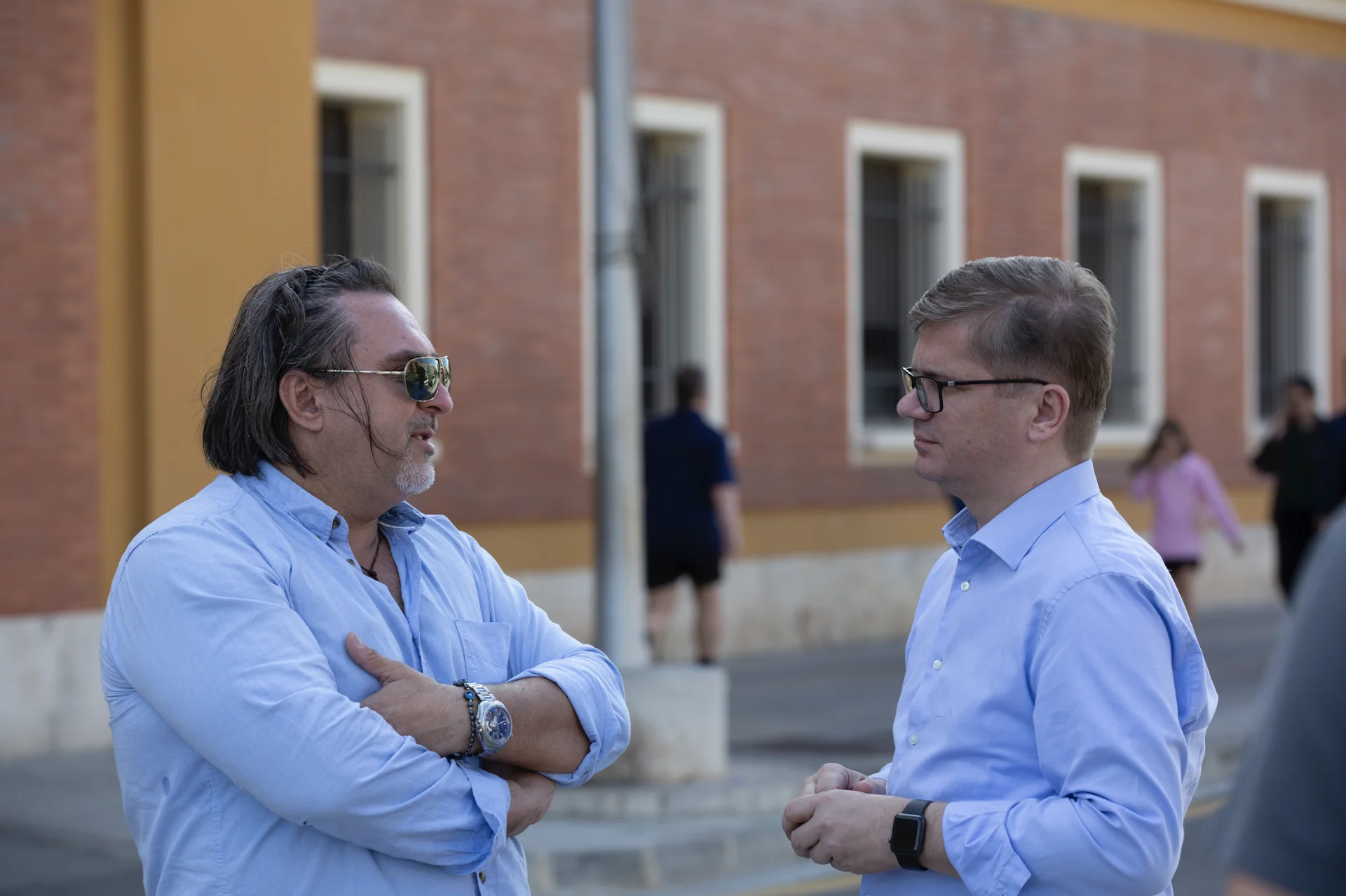 "Romeo" (z lewej) i Sylwester Latkowski