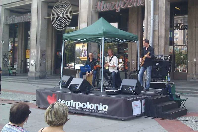 Spektakl na Placu Konstytucji w sobotę, 7 lipca