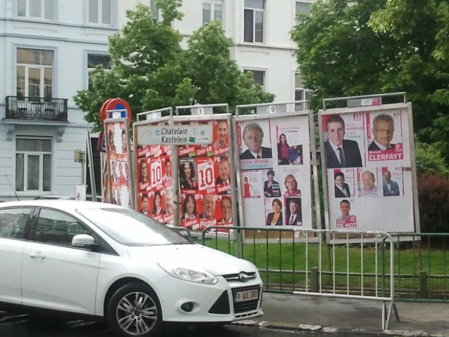 Kampania wyborcza w Belgi