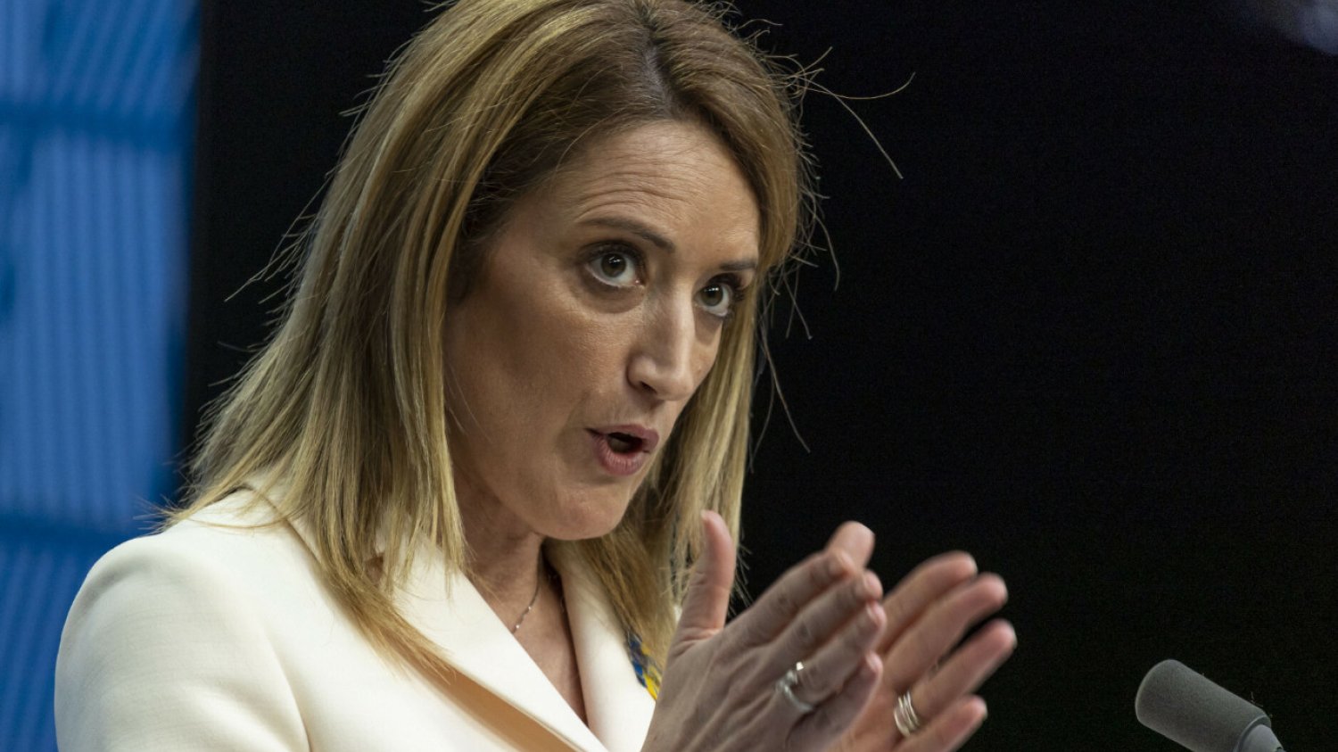 Roberta Metsola, przewodnicząca Parlamentu Europejskiego