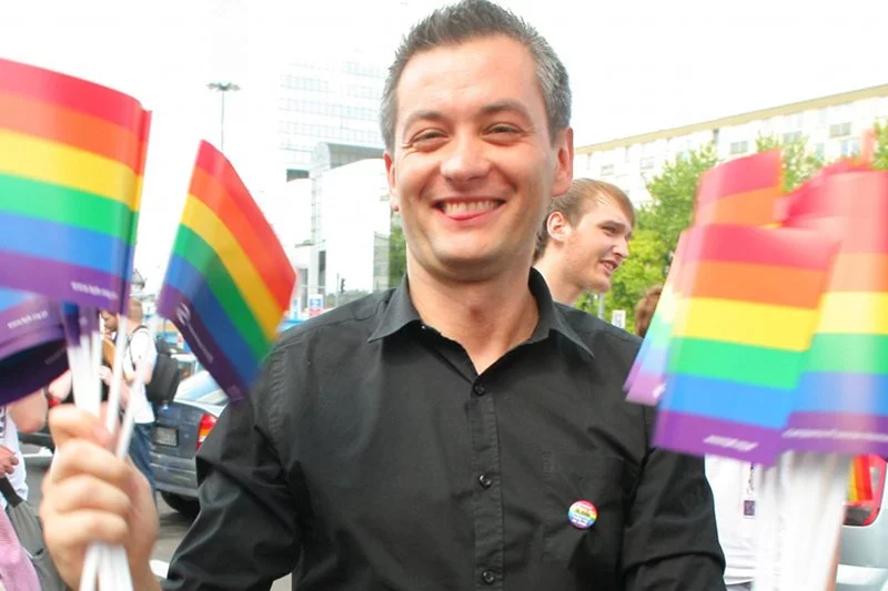 Robert Biedroń podczas Parady Równości