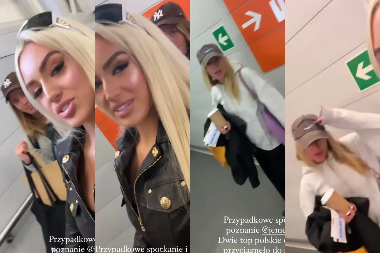 Mercedes uciekała przed Derpienski. Spotkały się przed lotem do Cannes