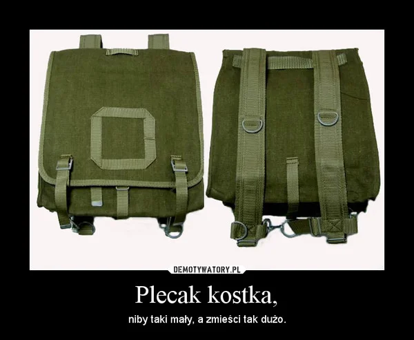 Plecak kostka