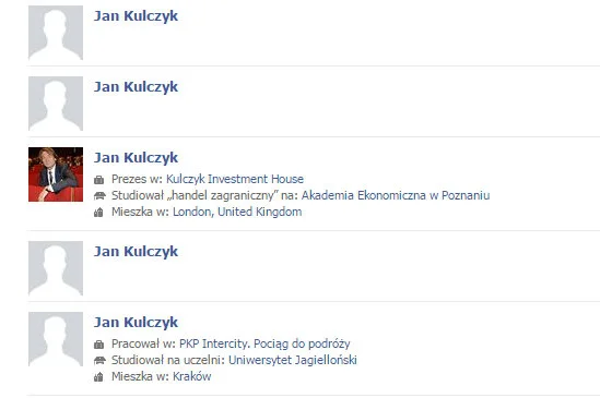 Prawdziwy Jan Kulczyk, londyńczyk, wśród swoich klonów.