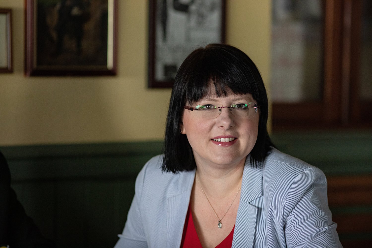 Kaja Godek na konferencji prasowej Konfederacji, 2019 rok (zdjęcie ilustracyjne)