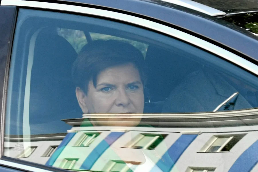 Beata Szydło skomentowała stłuczkę rządowej kolumny w Imielinie na Śląsku.