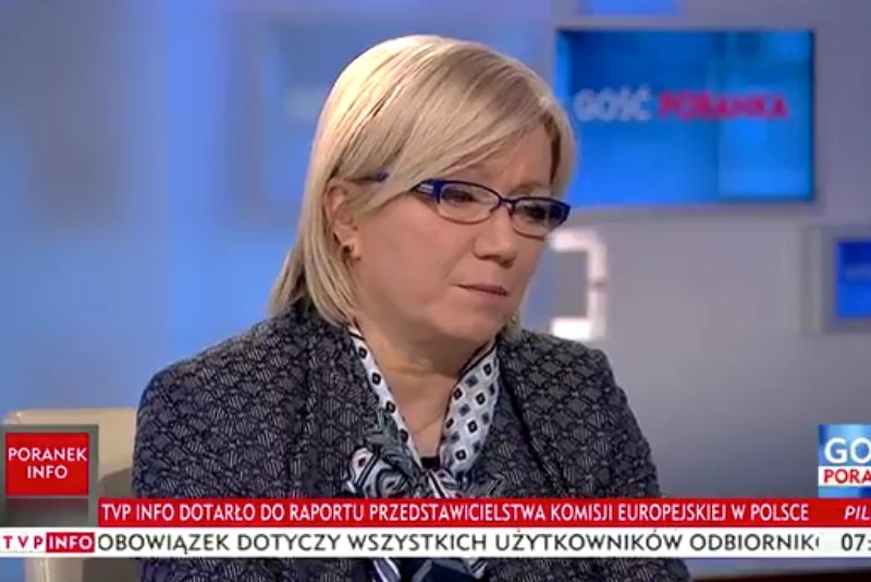 Sędzia Przyłębska przyszła do studia z gotową tezą