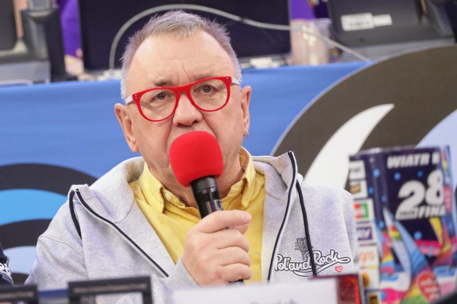 Jerzy Owsiak nie dał się sprowokować dziennikarzowi, który zapytał go, czy oskarża TVP o śmierć Pawła Adamowicza.