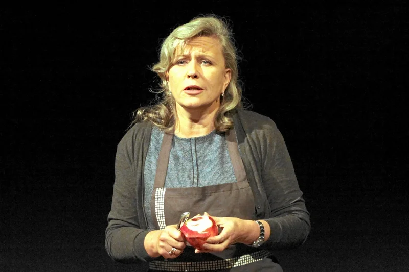 Krystyna Janda w przedstawieniu "Danuta W."