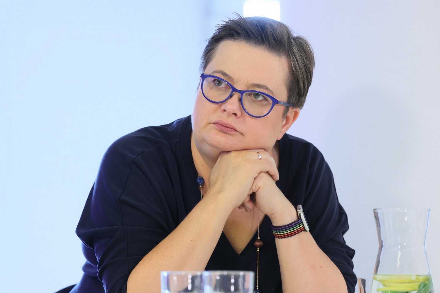 Katarzyna Lubnauer starła się na konferencji prasowej z dziennikarzem TVP.