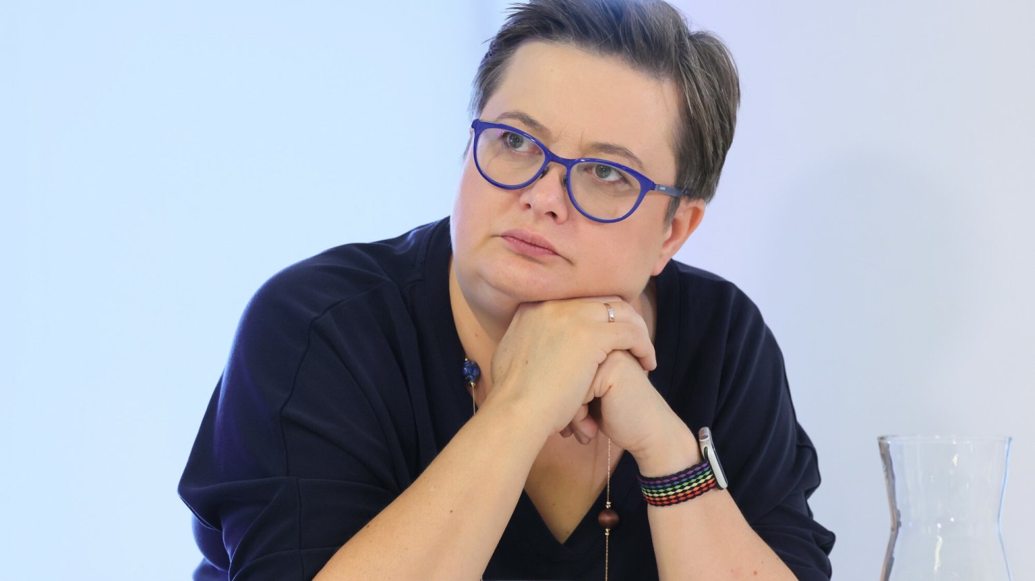 Katarzyna Lubnauer starła się na konferencji prasowej z dziennikarzem TVP.