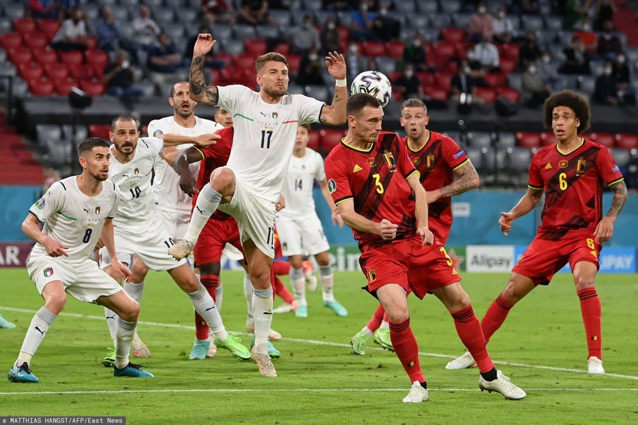 Belgowie zagrali z Włochami znakomity pojedynek o półfinał Euro 2020, ale przegrali