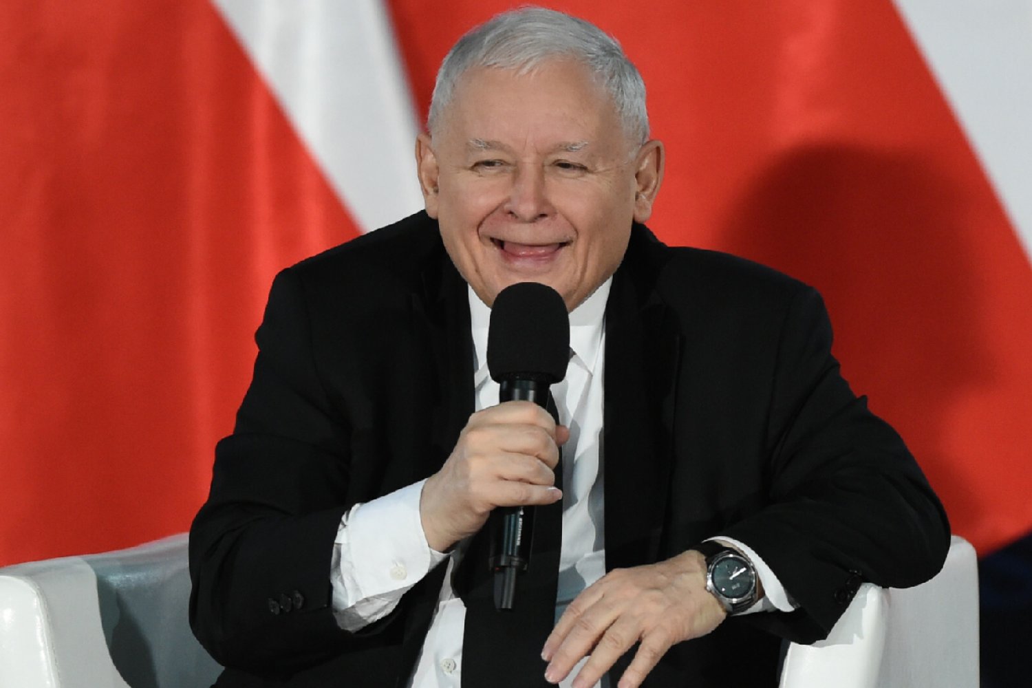 Jarosław Kaczyński w Chojnicach: Nie jestem geniuszem.