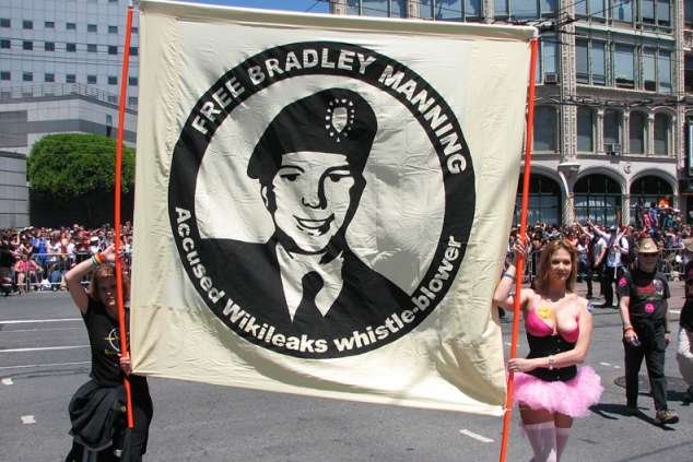 Manifestacja w USA w sprawie zwolnienia Bradleya Manninga z aresztu.