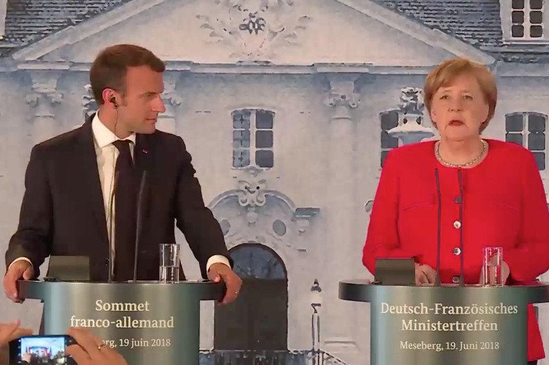 Macron i Merkel: będzie własny budżet strefy euro.