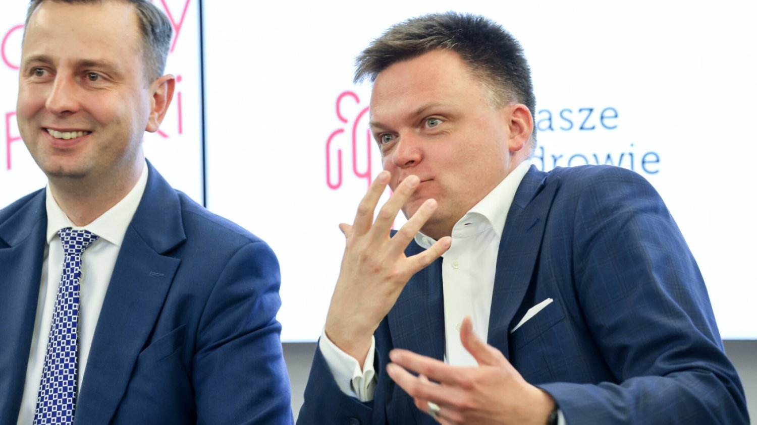 Liderzy PSL i Polski 2050, Władysław Kosiniak-Kamysz i Szymon Hołownia