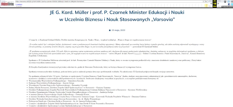 Czarnek i Collegium Humanum. Sprawdził, gdzie się pojawiał i co mówił Czarnek i Collegium Humanum. Sprawdził, gdzie się pojawiał i co mówił