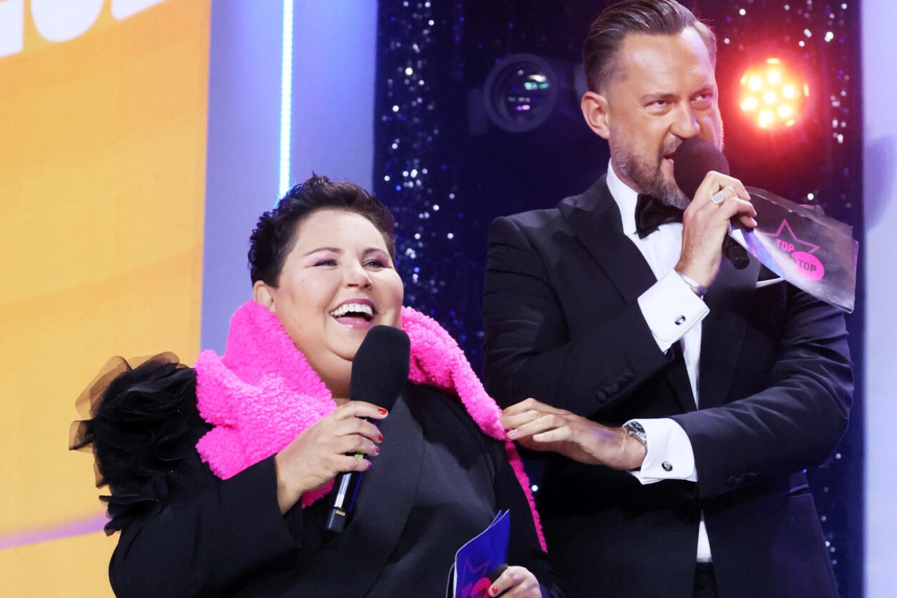 Dorota Wellman w Sopocie zakpiła z rządzących. Publiczność zareagowała