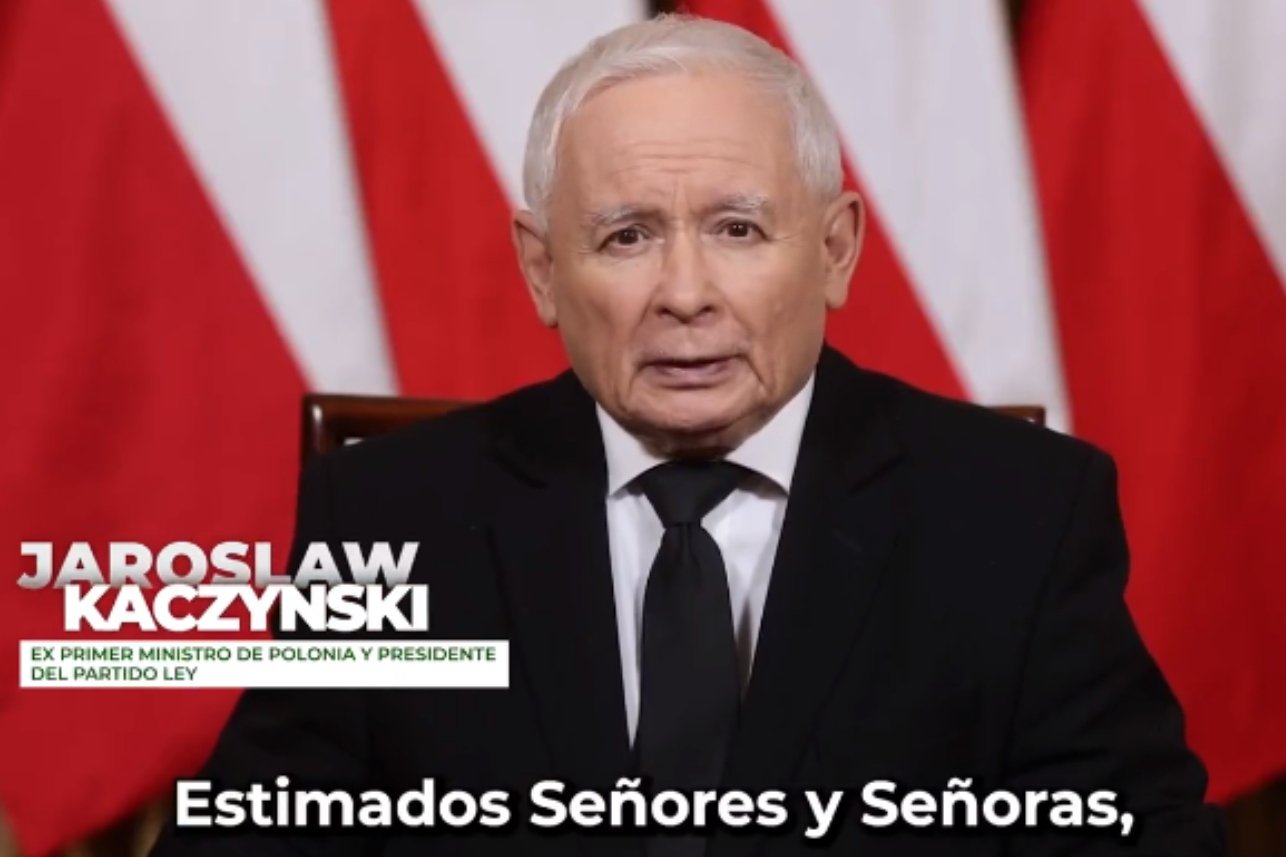 Jarosław Kaczyński nagrał przesłanie dla Hiszpanów.