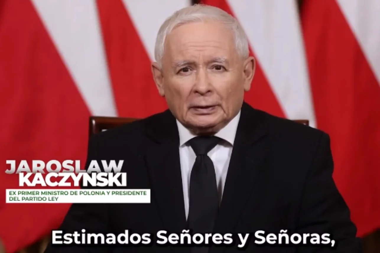 Jarosław Kaczyński nagrał przesłanie dla Hiszpanów.