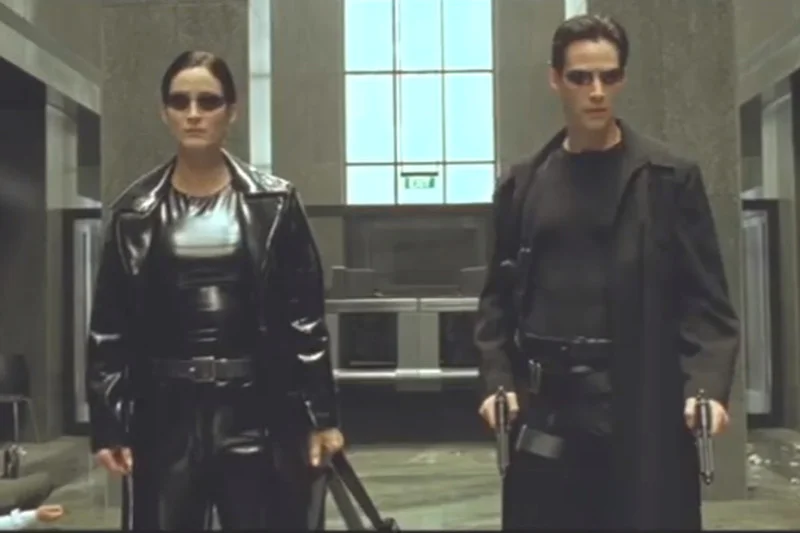 Kadr z filmu Matrix