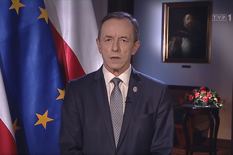 Tomasz Grodzki zrobił, jak wcześniej zapowiedział. Wygłosił orędzie jako marszałek Senatu.