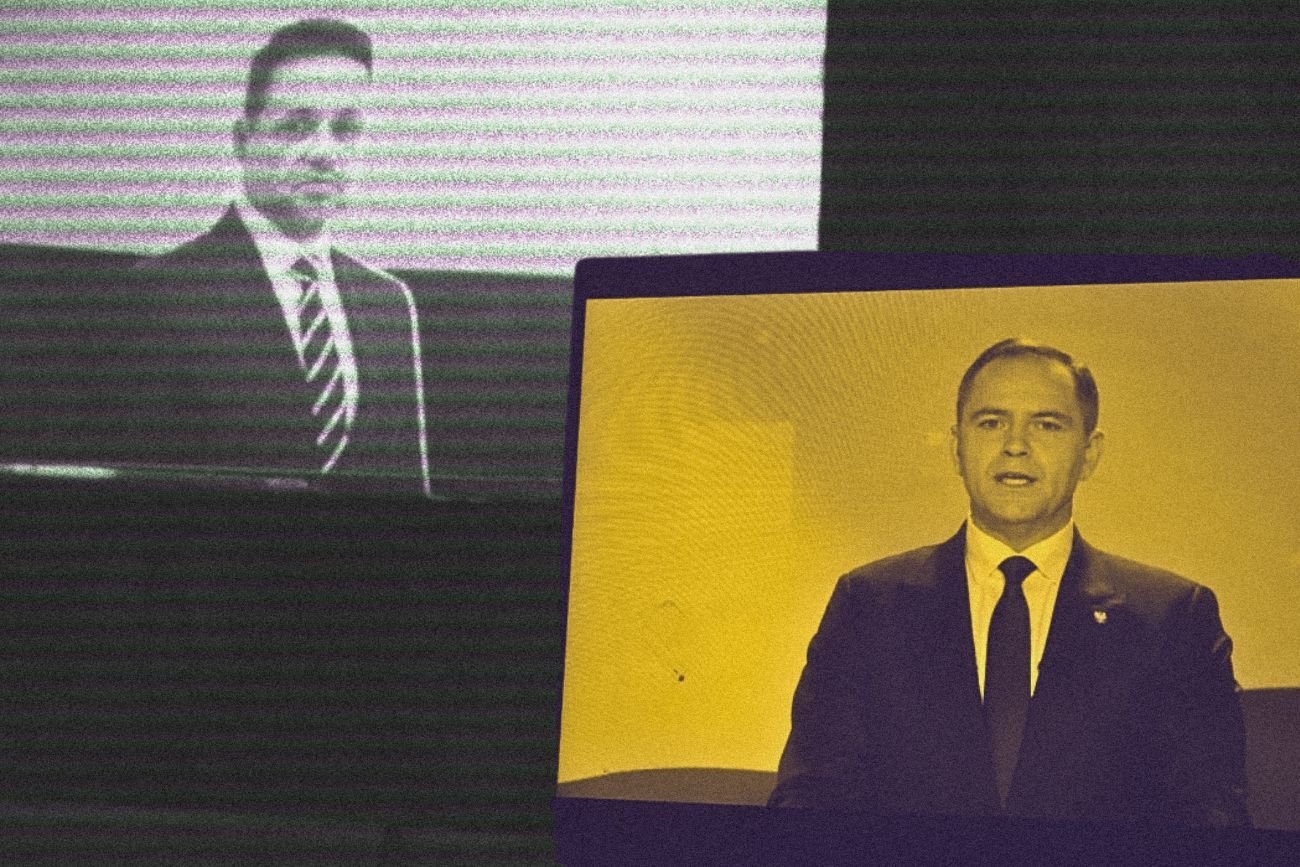 Nawrocki nie błyszczał na debacie w Republice. Bo nie było Trzaskowskiego?