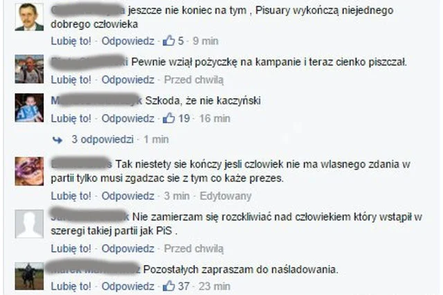 Internauci nie przebierają w słowach