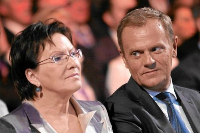 Ewa Kopacz i Donald Tusk