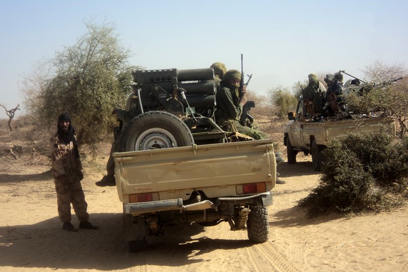 Październik 2012. Wojownicy z ludu Tuaregów, walczący z islamistami o kontrolę nad północną częścią Mali.