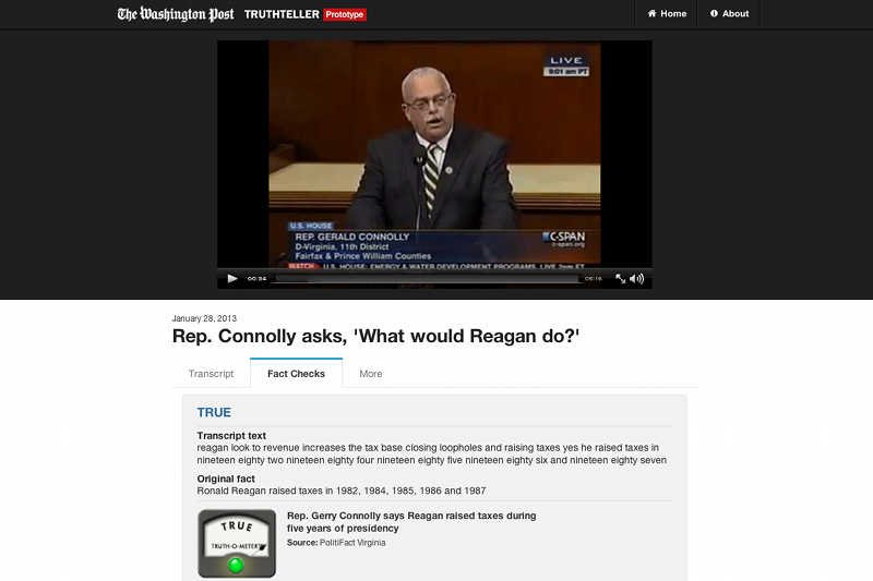 Aplikacja Truth Teller analizuje przemówienia polityków i sprawdza ich prawdomówność.