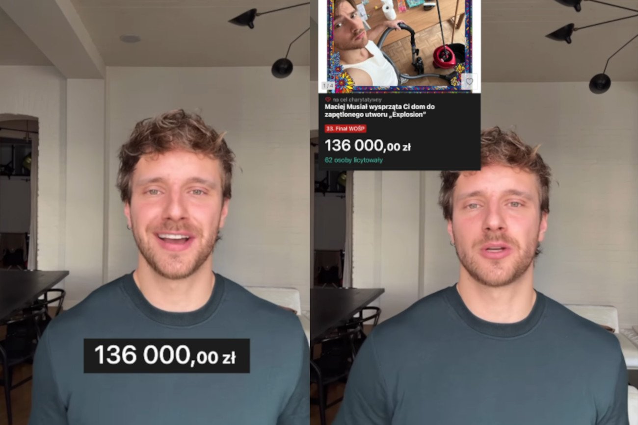 Maciej Musiał zareagował na odzew ws. jego aukcji na WOŚP.