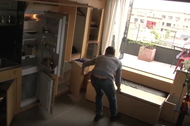 Apartament jak z klocków Lego, wszystko na 24 m2