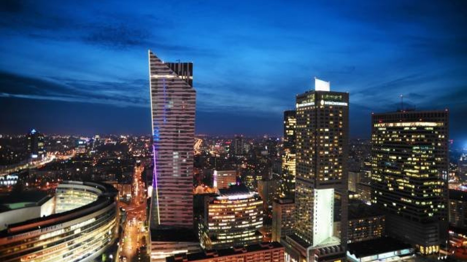Warszawa - panorama miasta.